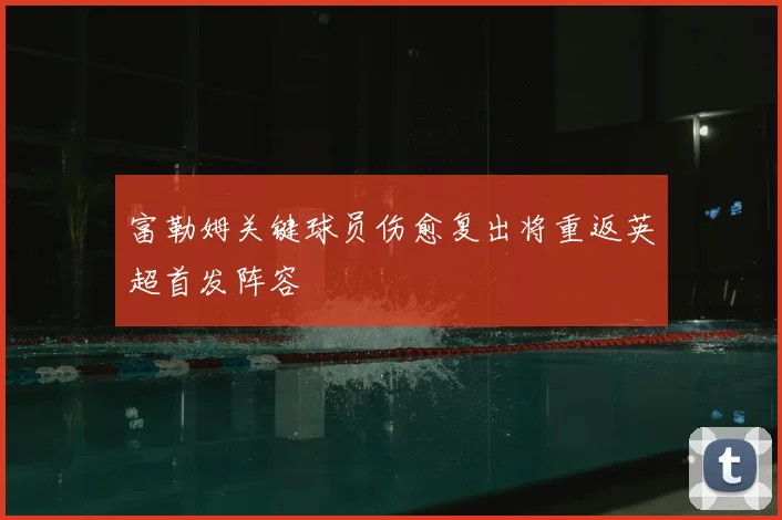 富勒姆关键球员伤愈复出将重返英超首发阵容